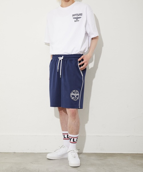 BOY LONDON(ボーイロンドン)の「【BOY LONDON】COLLEGE SHORT PANTS(その他パンツ・メンズ・ブルー・L/XL/M)」の2枚目の写真