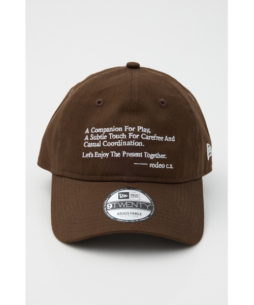 RODEO CROWNS WIDE BOWL(ロデオクラウンズワイドボウル)の「NEW ERA 9TWENTY MESSAGE CAP(キャップ・レディース・ブラック/ブラウン/ベージュ/ネイビー・FREE)」の3枚目の写真