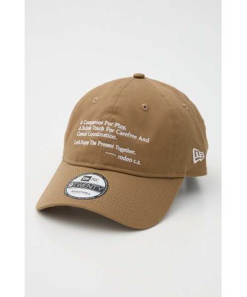 RODEO CROWNS WIDE BOWL(ロデオクラウンズワイドボウル)の「NEW ERA 9TWENTY MESSAGE CAP(キャップ・レディース・ブラック/ブラウン/ベージュ/ネイビー・FREE)」の20枚目の写真