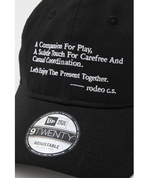 RODEO CROWNS WIDE BOWL(ロデオクラウンズワイドボウル)の「NEW ERA 9TWENTY MESSAGE CAP(キャップ・レディース・ブラック/ブラウン/ベージュ/ネイビー・FREE)」の10枚目の写真