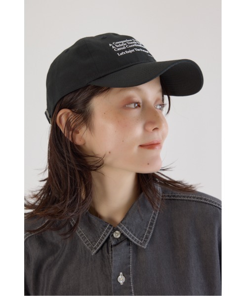 RODEO CROWNS WIDE BOWL(ロデオクラウンズワイドボウル)の「NEW ERA 9TWENTY MESSAGE CAP(キャップ・レディース・ブラック/ブラウン/ベージュ/ネイビー・FREE)」の5枚目の写真