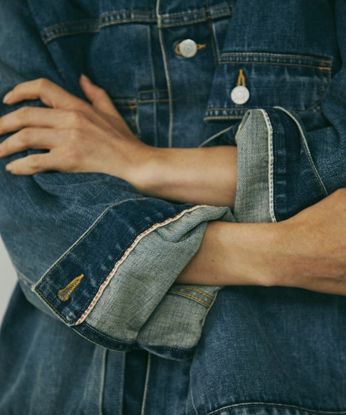 selvedgedenim square big blouson vintage（デニムジャケット