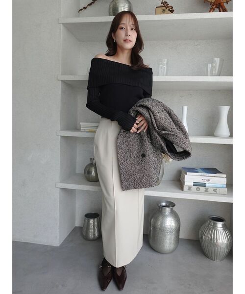 セール】ピンタックIラインスカート（スカート）｜LAGUNAMOON（ラグナ