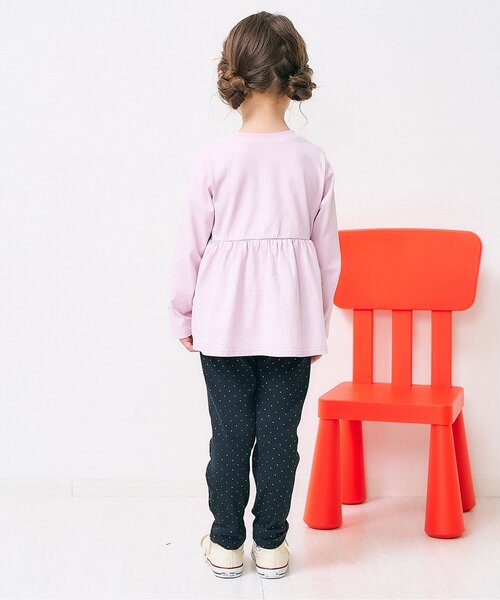 apres les cours(アプレレクール)の「バックフリルレギンスパンツ/7days Style pants(その他パンツ・キッズ・ラベンダー/アイボリー/ブラック・110/100/90/80/130/120)」の8枚目の写真