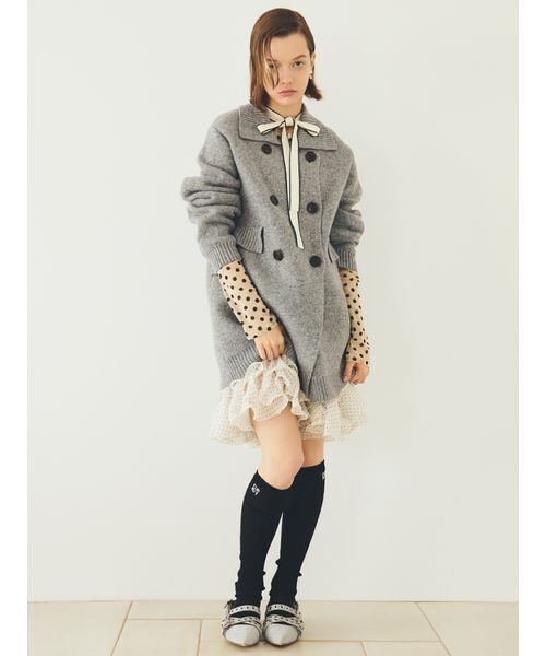 2WAYニットPコート（ピーコート）｜FURFUR（ファーファー）の