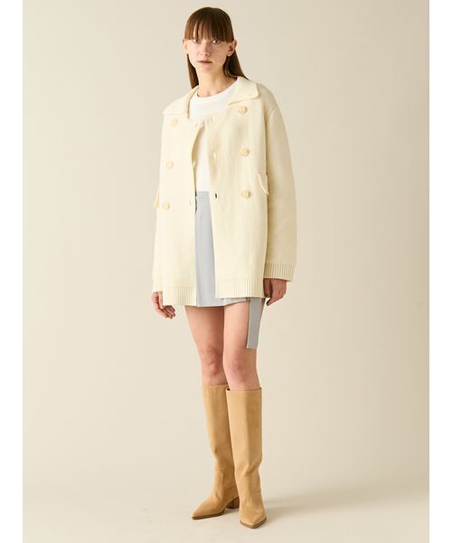 2WAYニットPコート（ピーコート）｜FURFUR（ファーファー）の