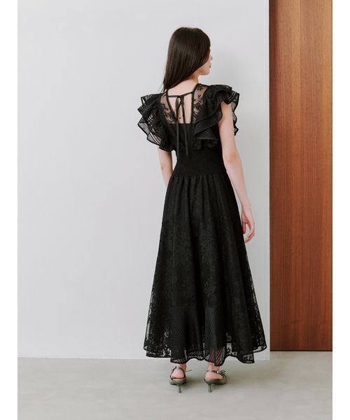 snidel ドレス スナイデル SNIDEL SALE60%OFF スナイデル ワンピース 24秋冬 リボン