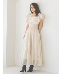 ウエストリブレースドレス