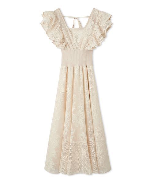 SNIDEL（スナイデル）の「ウエストリブレースドレス（ドレス・レディース・アイボリー/ブラック/ボルドー・0/1）」の21枚目の写真