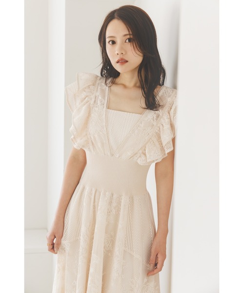 ウエストリブレースドレス（ドレス）｜SNIDEL（スナイデル）の