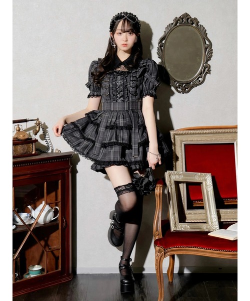 ノエミー　レースアップサスペンダーティアードセットアップ レースアップサスペンダーティアードセットアップ（ワンピース