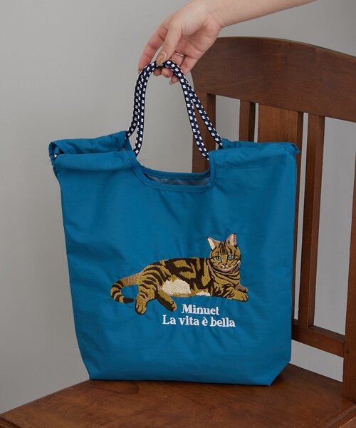 アニマル刺繍コードトートバッグ（ショルダーバッグ）｜Remind me and