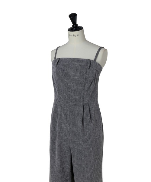 maaa♡herlipto Frilled Tweed Jumpsuit Frilled Tweed Jumpsuit