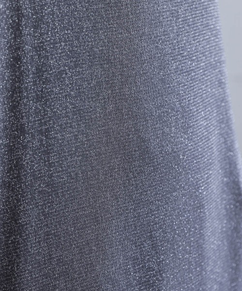 Bou Jeloud（ブージュルード）の「オーバーサイズラメシアートップス（Tシャツ/カットソー・レディース・ベージュ/ブラウン/ブラック/グレー・FREE）」の17枚目の写真