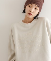 LOWRYS FARM（ローリーズファーム）の「カコウロゴウラケＬＳ  580991（スウェット）」