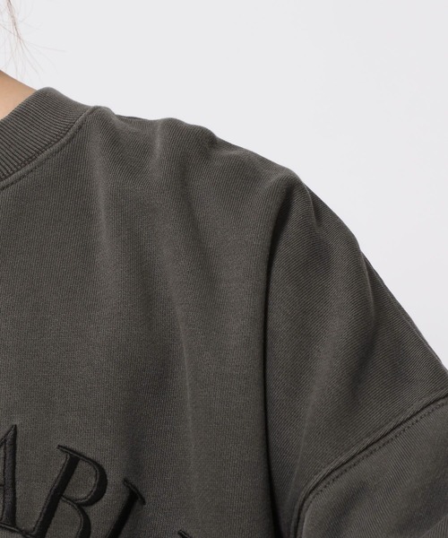 LOWRYS FARM(ローリーズファーム)の「カコウロゴウラケLS 580991(スウェット・レディース・ブラウン/チャコールグレー/アイボリー/パープル・FREE)」の16枚目の写真