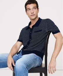 Banana Republic（バナナリパブリック）の「リブストライプ コットン リゾート シャツ（ニット/セーター・メンズ）」