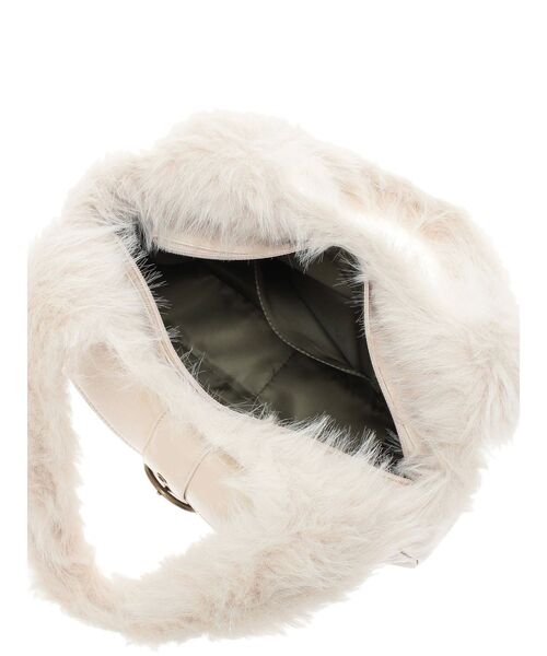 jouetie（ジュエティ）の「ドッキングファーベルトバッグ（ハンドバッグ・レディース・ブラック/アイボリー/ボルドー・FREE）」の7枚目の写真