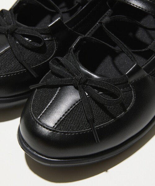 FREAK'S STORE（フリークスストア）の「レースアップバレエシューズ（バレエシューズ・レディース・ブラウン/ブラック・24.5cm/24.0cm/23.5cm）」の21枚目の写真