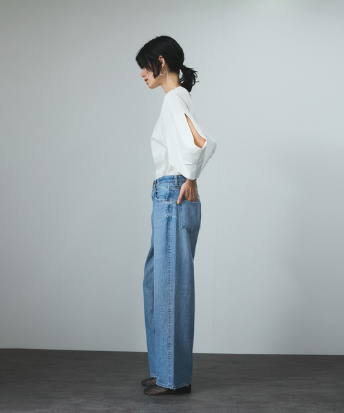 SALON adam et rope'（サロン アダム エ ロペ）の「【Baserange（ベースレンジ）】HARBOUR TEE SHIRT（Tシャツ/カットソー・レディース・ホワイト・S）」の13枚目の写真