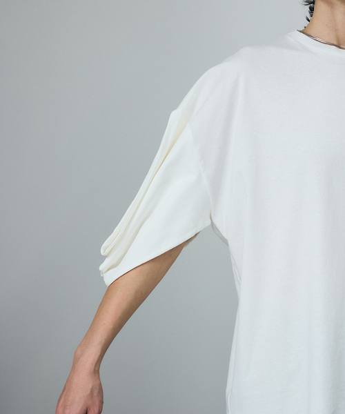 SALON adam et rope'（サロン アダム エ ロペ）の「【Baserange（ベースレンジ）】HARBOUR TEE SHIRT（Tシャツ/カットソー・レディース・ホワイト・S）」の8枚目の写真