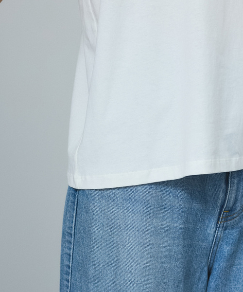 SALON adam et rope'（サロン アダム エ ロペ）の「【Baserange（ベースレンジ）】HARBOUR TEE SHIRT（Tシャツ/カットソー・レディース・ホワイト・S）」の9枚目の写真