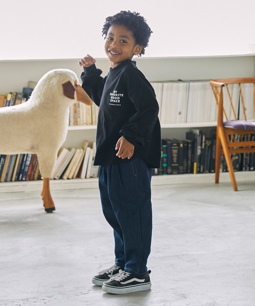 GENERATOR（ジェネレーター）の「GENERATOR/ジェネレーター GOODSPACE L/S Tシャツ（Tシャツ/カットソー・キッズ・ブラック/ホワイト/ベージュ系その他・M/L/XL）」の10枚目の写真