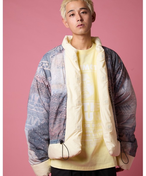 NISHIMOTO IS THE MOUTH（ニシモト イズ ザ マウス）の「VOLUME JACKET | NISHIMOTO IS THE MOUTH（ブルゾン・メンズ・ライトイエロー/スモークピンク/ブラック・S/M/L/XL）」の5枚目の写真