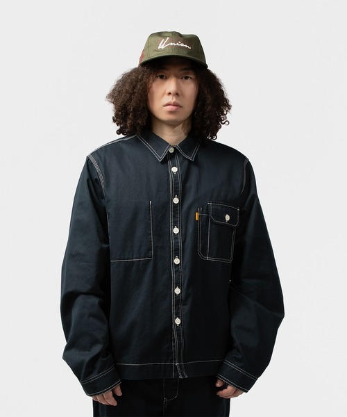 UNION（UNION TOKYO）（ユニオン）の「UNION TOKYO  UNION PORTER SHIRT  ユニオントーキョー（シャツ/ブラウス・メンズ・ダークネイビー・LARGE/MEDIUM/SMALL/X-LARGE）」の11枚目の写真