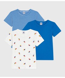 PETIT BATEAU | 半袖Ｔシャツ３枚組(インナーウェア/肌着)