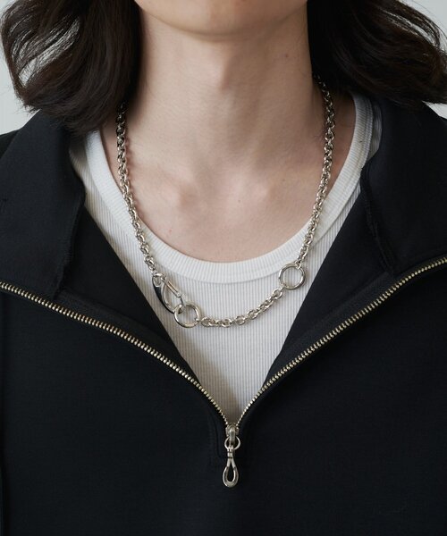 Lui's（ルイス）の「Ah Necklace / 01 (2WAYリングフックネックレス)（ネックレス・レディース・シルバー・FREE）」の20枚目の写真