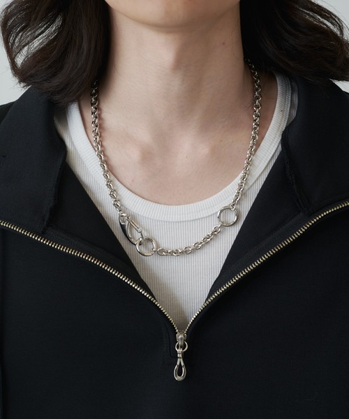 Lui's（ルイス）の「Ah Necklace / 01 (2WAYリングフックネックレス)（ネックレス・レディース・シルバー・FREE）」の9枚目の写真