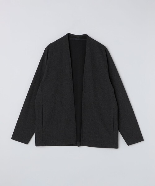 SHIPS（シップス）の「SHIPS:〈手洗い可能〉ドビー メッシュ ノーカラー カーディガン（カーディガン/ボレロ・メンズ・グレー/ダークグレー/ネイビー・SMALL/MEDIUM/LARGE/X-LARGE）」の19枚目の写真