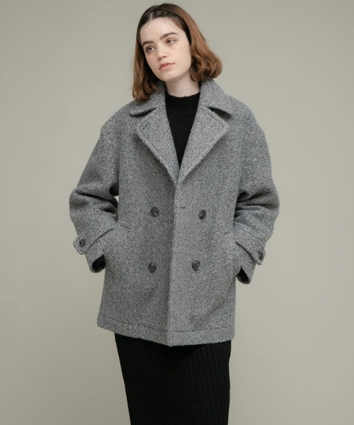 ウールライクカーリーシャギーコクーンコート（その他アウター