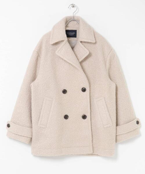 セール】ウールライクカーリーシャギーコクーンコート（その他アウター