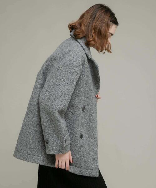 セール】ウールライクカーリーシャギーコクーンコート（その他アウター