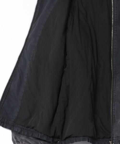 BLR BLUER(ビーエルアールブラー)の「BLR/ビーエルアール/Destroyed Puffer Jacket(ブルゾン・レディース・ブラック・M/S/L)」の2枚目の写真