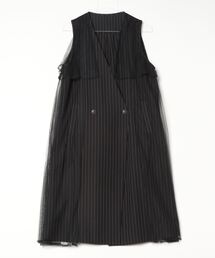 GALENA | 【GALENA/ガレナ】チュールレイヤードロングベスト(ベスト)