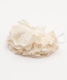 WEGO | WEGO/リボン付きパンチングレースバンス(バレッタ/ヘアクリップ)