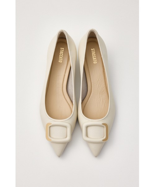 STACCATO(スタッカート)の「テジーキトゥンヒールパンプス(パンプス・レディース・ホワイト/ブラック・24.5cm/22.5cm/23cm/23.5cm/24cm)」の3枚目の写真