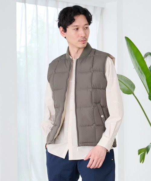 Arnold Palmer(アーノルドパーマー)の「ブロックキルト ダウンベスト(ダウンベスト・メンズ・カーキ/ブラック/キャメル・LL/M/L)」の21枚目の写真