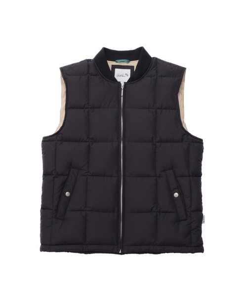 Arnold Palmer(アーノルドパーマー)の「ブロックキルト ダウンベスト(ダウンベスト・メンズ・カーキ/ブラック/キャメル・LL/M/L)」の5枚目の写真