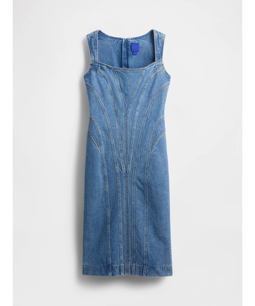GapStudio シーム デニム ミディドレス（ワンピース）｜GapStudio