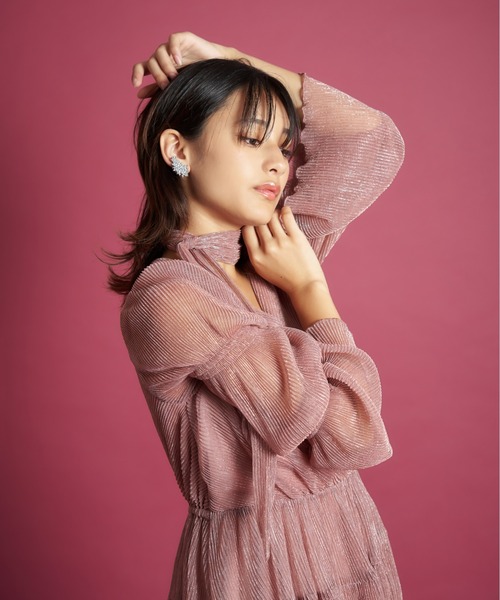 My shawty(マイシャウティー)の「reef bijou pierce(ピアス(両耳用)・レディース・シルバー・FREE)」の4枚目の写真