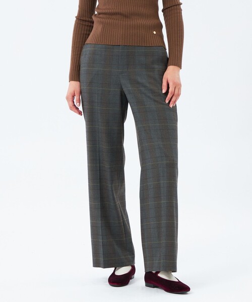 MACKINTOSH PHILOSOPHY(マッキントッシュ フィロソフィー)の「ウォッシャブルウールワイドパンツ(その他パンツ・レディース・チャコールグレー/ダークネイビー/ベージュ系その他4・36/38)」の2枚目の写真