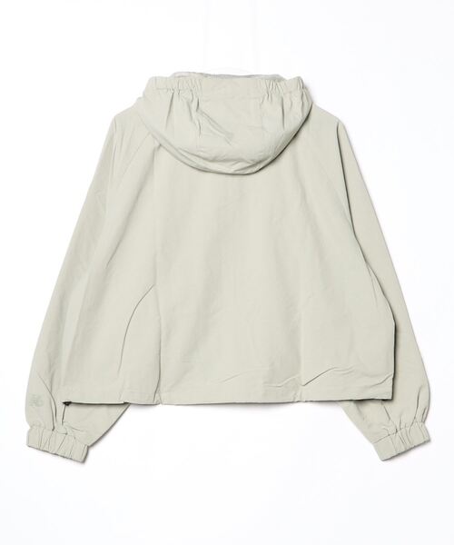 NEW BALANCE（ニューバランス）の「【アルペン限定】 ニューバランス New Balance THE CITY ナイロンフーデットジャケット（ナイロンジャケット・レディース・ブラック/アイボリー/グリーン・M/L）」の10枚目の写真