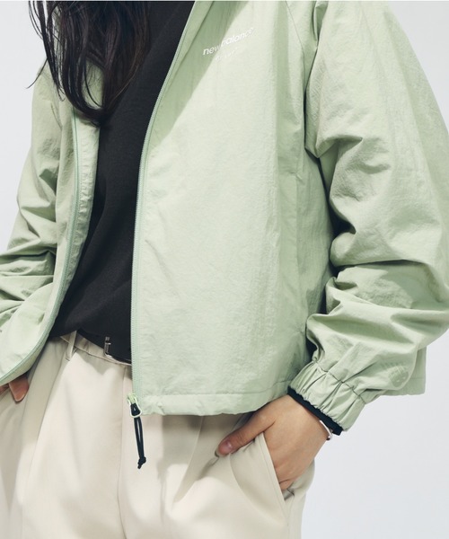 NEW BALANCE（ニューバランス）の「【アルペン限定】 ニューバランス New Balance THE CITY ナイロンフーデットジャケット（ナイロンジャケット・レディース・ブラック/アイボリー/グリーン・M/L）」の16枚目の写真