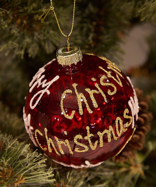 niko and...（ニコアンド）の「【2025Xmas】ガラスボールオーナメント/直径８cm（インテリア雑貨・レディース・ローズ/その他4/スカイブルー/ワイン/その他6/その他1/その他5/その他3/その他2/クリアレッド・0）」の3枚目の写真