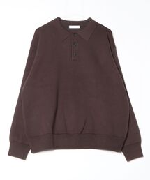 FREAK'S STORE | ウォッシャブル スウェットライク ポロカラーニット/静電気ケア(ニット/セーター)