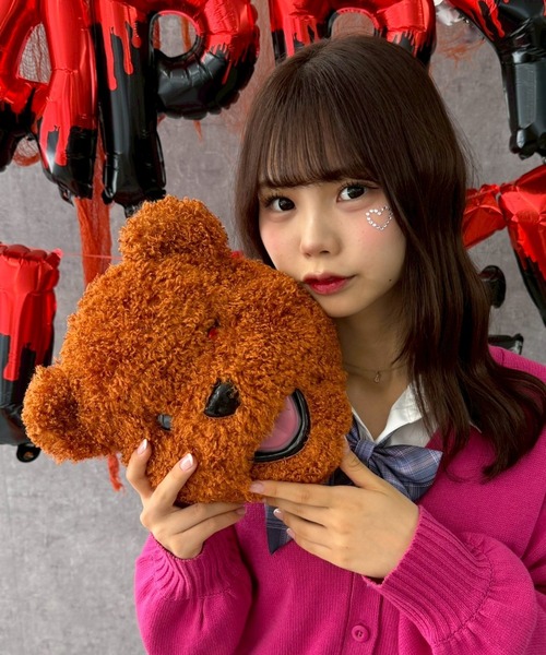 WEGO（ウィゴー）の「WEGO/ハロウィンアニマルフェイスマスク（コスチューム/パーティーグッズ・レディース・その他1/ホワイト/ブラウン・FREE）」の5枚目の写真